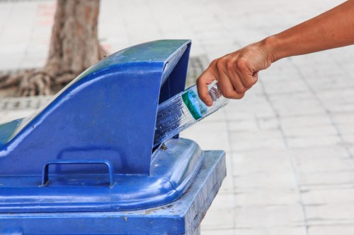Professional team handling builders waste removal efficiently