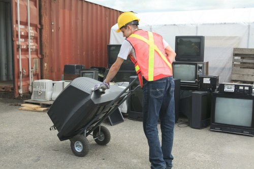 Sustainable office clearance services in Euston